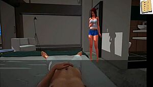 my new family 12 with big ass and tits in the game