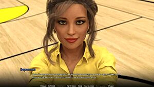 Horny group fucks in shower during game.