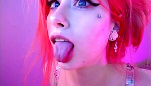 gorgeous egirl on webcam blows my mind with doggystyle