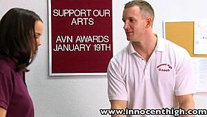 INNOCENT HIGH FIRM TITS DILLION HARPER GETS CLASSROOM HARDCORE SEX WITH TAN LINES