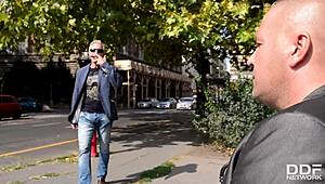 i'm getting banged by 3 huge dicks up my tight asshole, mea melone