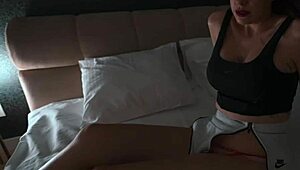 Step mom dreams of step son’s cock. Stepson gifts rough fuck in shared bed at midnight!