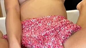 wet clothed sex in jacuzzi with hot tall brunette teen 18+