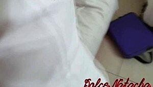 horny babe uses her wet ass to relieve stress with anal sex