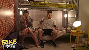 Teen Backpacker Cheats With Boyfriend In Hostel