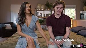 Stepmom Penny Barber Teaches Stepson Sex with Girlfriend