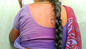 Indian Aunty Bent Over for Step Sex on Second Floor