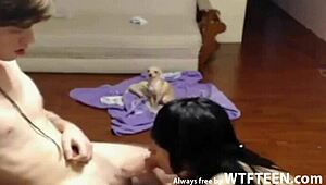 Narrative Young webcam couple sucks cock outdoors for free on WTFteen 18+. Their wild adventure unfolds.