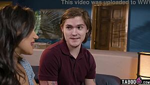 Stepmom Penny Barber Teaches Stepson Sex with Girlfriend