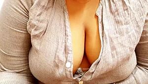 asian sexy milf with big boobs teases by showing off her stunning curves