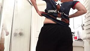 Wife's Hairy Pussy Gets Detailed Attention From Husband