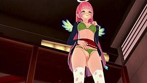 Pink Hair Girl Experiences Intense First Time in 3D Hentai