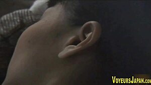 Asian Brunette Fingerbangs Her Hairy Pussy Outdoors