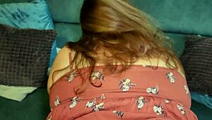 Smashing hard into the huge ass of my BBW mom