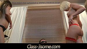 Kiara Lord And Sandra Luberc In Threesome With Hardon, Licking And Sucking