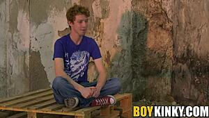 Mature Freak Plays With His Submissive In The Dungeon