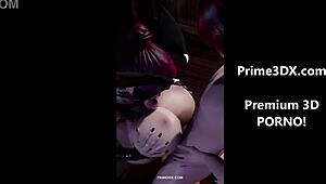check out this 3d porn compilation with femdom double penetration 😈