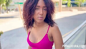 Beautiful Mulata Luna Blackx Rides Passionately