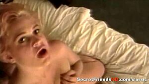 super sexy blonde lady fucks really hard in vintage scene with natural tits and hairy action 😘