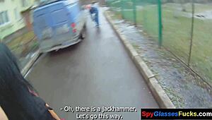 Cocksucking Spycam Babe Pussybanged Hard In Doggy