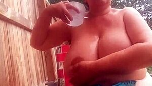 amateur with big tits gets her pussy fucked hard in homemade video