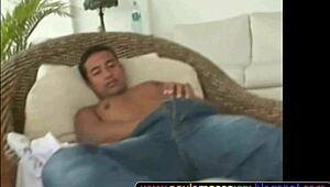 Young Stud Shows Huge 25cm Cock