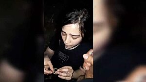 I asked my friends, 'Who wants a blowjob?' and sucked them well, full of cum, curvy latina style.