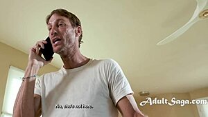 His Wife Demands Nanny Out, So River Lynn Offers Wild Sex. Babysitter Gets Pounded Hard!