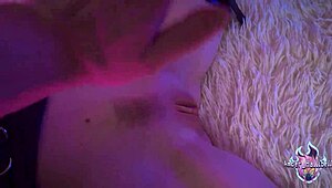 Hundreds of ruined orgasms drive her crazy with vibrator and toys