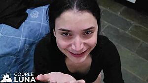 i'm the housewife sucking that monster cock deep in my hairy pussy