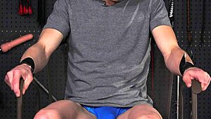 Twink Austin Young gets dominated in a hardcore BDSM dungeon. Gay bondage pushes his limits at DreamBoyBondage.