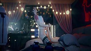 Another Video Of Dva Riding In Hentai Cowgirl Style