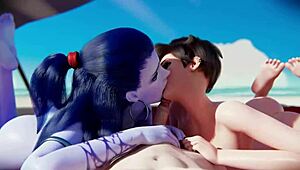 Intriguing overwatch compilation featuring various characters in animated scenes.