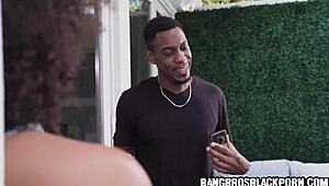 Black Babe Caught Her Friend's Boyfriend Masturbating in Shocking Moment. What Happens Next?