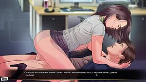 Complete Gameplay - Our Red String Part 20 With Riding And Tits