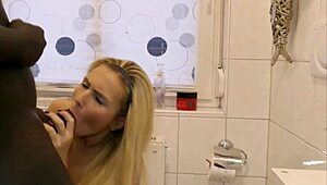 German Girlfriend Cheats With Blacks At Party In Thong