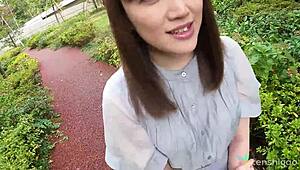 Nagisa Katagiri strips with a sweet smile for us! 😍