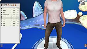 3D Gay Villa 2 Blowjob and Assfucking Anal Play