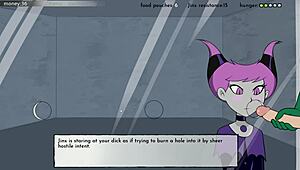 Blackfire has intense fun in 18titans