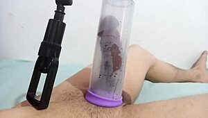 Twink Sucks Hard with Pump in Anime Style