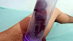 Twink Sucks Hard with Pump in Anime Style