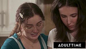 Adult Time - Birth - Pregnant Casey Calvert Fisted and Creampied by Doctors in Part 2