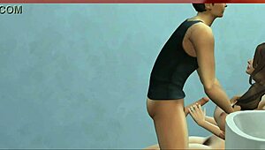 Hey, wanna see stepmom take it on her face?