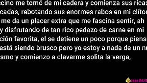 The neighbor's big cock satisfies the bbw wife while her husband watches the cumshot.