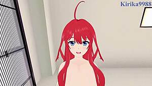 Miku and Itsuki engage in intense creampie sex