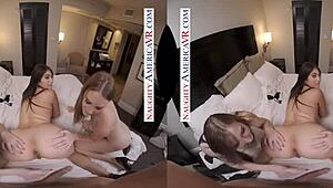 Ashley Lane, Gracie Green, Stephanie West bang hard after holiday party.