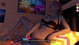 Helping the hotties in game anime hentai adventure 😊