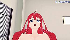 Miku and Itsuki engage in intense creampie sex