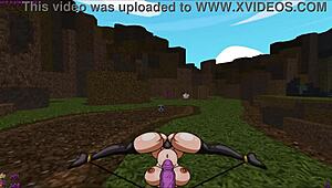 Slooter Hentai Game Ep 1 Futanari Barbarian Heroine Bangs Monster Girls