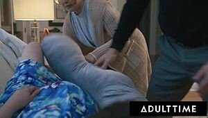 Adult Time - Birth - Pregnant Casey Calvert Fisted and Creampied by Doctors in Part 2